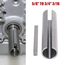 ⭐5/8" x 3/4" x 3" Shaft Adapter Pulley Bore Reducer Sleeve Bushing Sheave & Key⭐