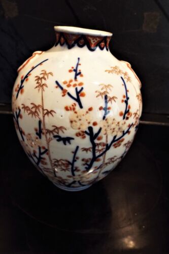 Vintage Chinese porcelain vase,  hand painted ceramic vase, china - Afbeelding 1 van 7