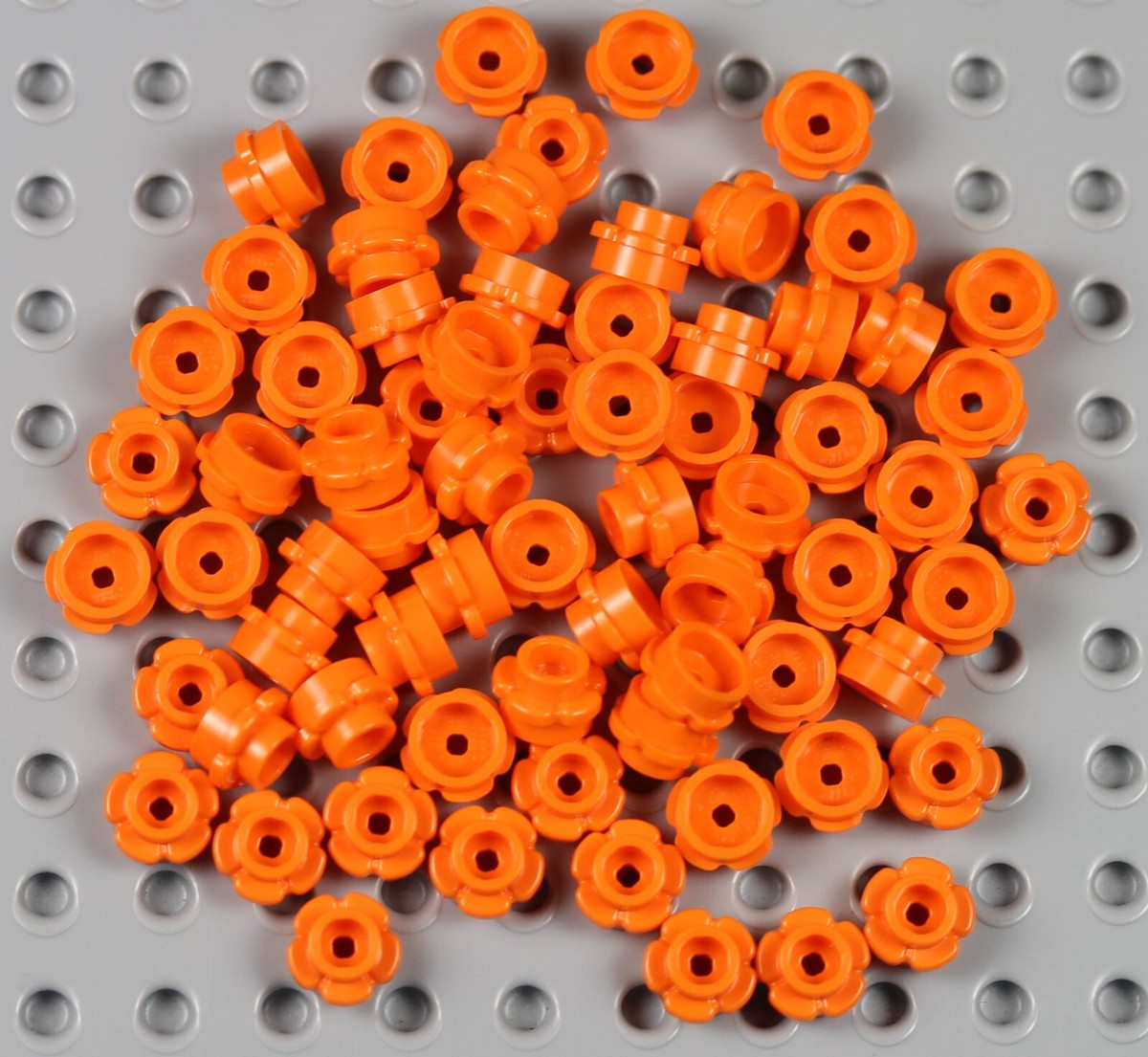LEGO - Flowers w/ 4 & 5 Petals - PICK COLORS - 1x1 Leaves Knobs