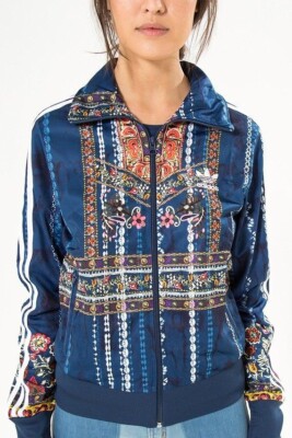 Adidas x Farm Cirandeira Jacket Floral Firebird Trefoil Track Top