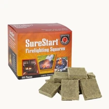 MEECO'S RED DEVIL 419 SureStart Firelighting 144 Pack Fire Starter Squares USA..