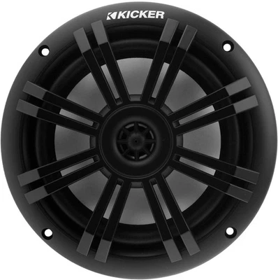 KICKER 49BKM604 MARINE/BOAT AUDIO 6.5" 2-WAY KM SERIES SPEAKER BLACK