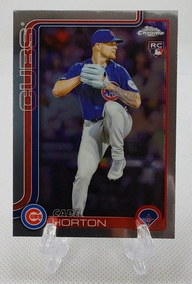 ⚾️2025 topps chrome update CADE HORTON (rookie) baseball card #USC63⚾️ *Cubs*