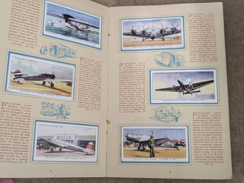 John Player Cigarette Card Album International Air Liners Full Set Of 50 - Image 2 of 3