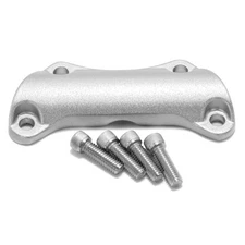 1" 25mm Handlebar Risers Top Clamp For Harley Touring Models 1997-2019 Silver US