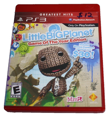 Little Big Planet Game of the Year Edition PlayStation 3 PS3 Complete TESTED