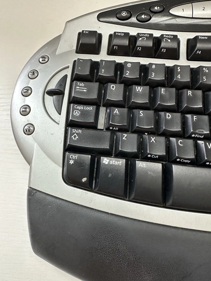 Microsoft Wireless Comfort Keyboard 1.0A Ergonomic Split Design No Dongle - Image 2 of 4