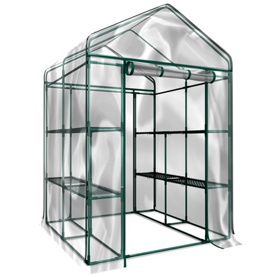 #ad HOME COMPLETE GREENHOUSE WALK IN GREENHOUSE 8 STURDY SHELVES HC 4202 IMP $85.69