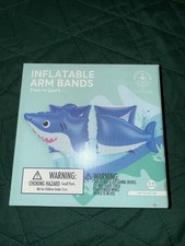 Bracelets gonflables de natation Sunny Life requin bleu 3-6 ans flotteurs