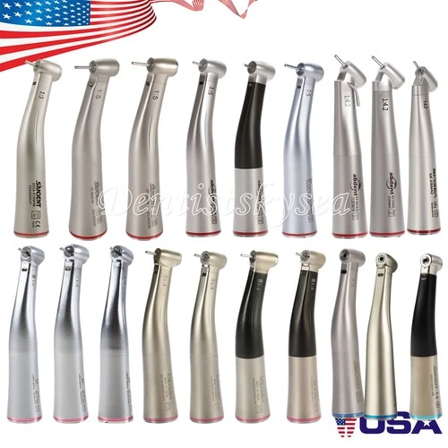 Dental 1:1 1:5 1:4.2 LED Fiber Optic Contra Angle Increasing Handpiece NSK Style