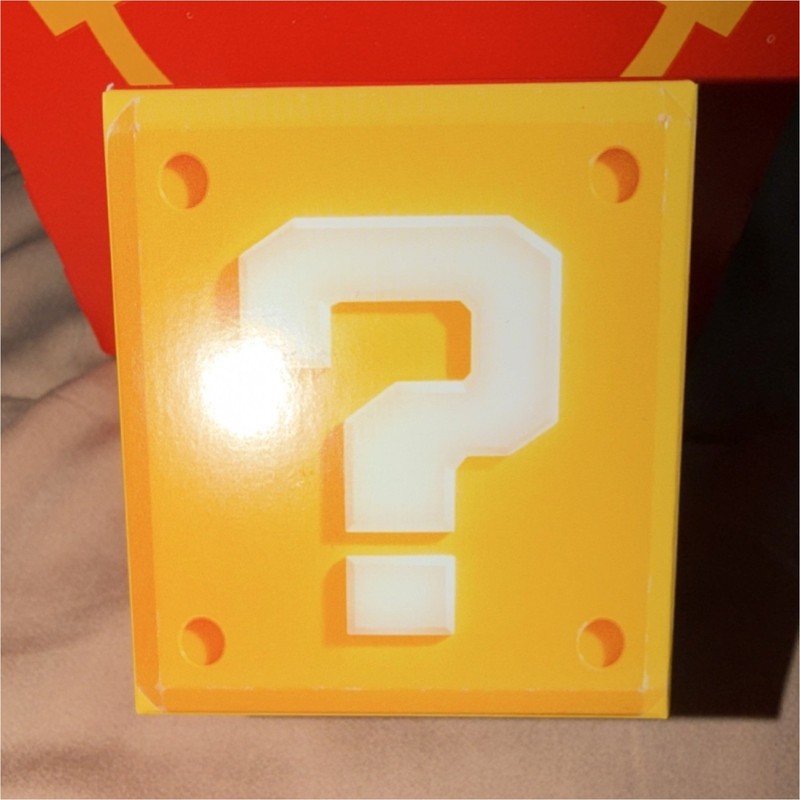 McDonald's Super Mario Movie Question Block Happy Meal Box 2026