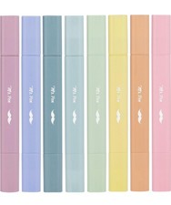 Aesthetic Bible Highlighters set No Bleed Through Stationery 8 Pack
