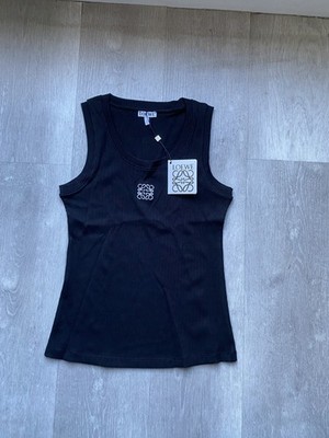 LOEWE - Anagram Tanktop Baumwolle schwarz Größe S