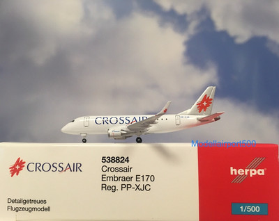 Herpa Wings 1:500 Embraer E170  Crossair  PP-XJC   538824 Modellairport500