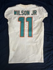 Miami Dolphins Cedrick Wilson Jr #11 Game Worn Used Jersey Signed 9/11/22 Match