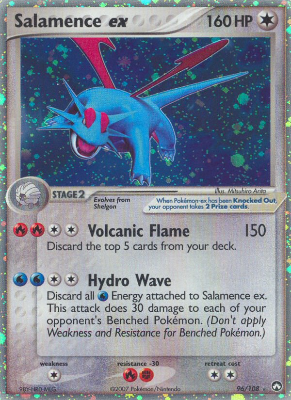 ポケモンカードゲーム Salamence ex - Power Keepers (PK) Salamence ex (96/108) [EX: Power Keepers] Lightly Played Holofoil