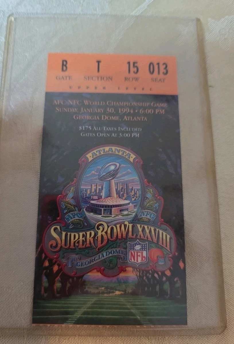 Super Bowl In Vintage Sports Ticket Stubs for sale | eBay