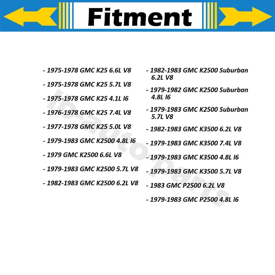 Cable de freno de estacionamiento trasero Dorman 2 piezas para GMC K3500 5,7 L 1979-1983 Foto 3 de 4
