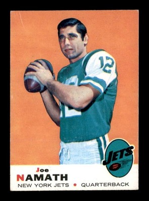 1969 Topps #100 Joe Namath   VGEX X3334811