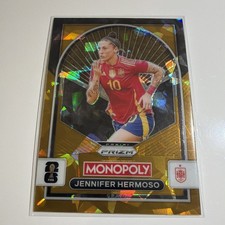 2026 Monopoly Prizm FIFA World Cup #98 Jennifer Hermoso Gold Cracked Ice Spain
