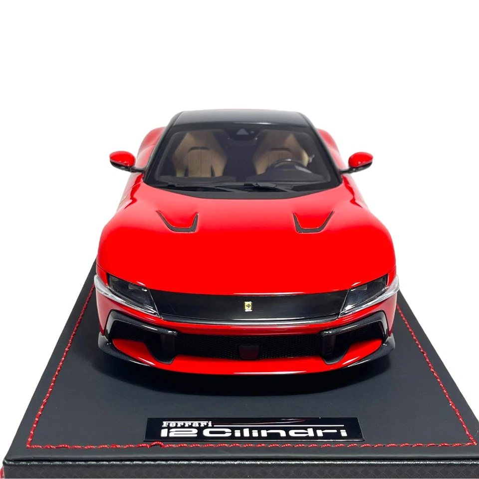 Modellino Auto MR Models 1/18 Ferrari 12 Cilindri Rosso Scuderia Limited Edition - Immagine 2 di 4