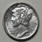 1942 10C Silver Mercury Dime
