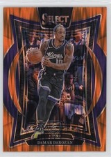 2024-25 Panini Select Concourse Orange Flash Prizm DeMar DeRozan #33 2l4
