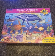7 Puzzles - Lakeshore Ocean Animals 3ft By 2ft NEW, 60 Piece Creative Puzzle