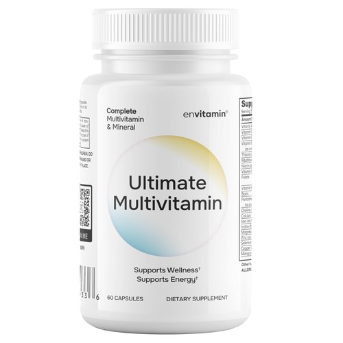 envitamin Ultimate Multivitamin Multimineral and 60 Count (Pack of 1) 