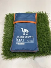 Camel Crown Mat Pu 3000 M 210x220 Blue Storage Bag Orange Trim New No Tag