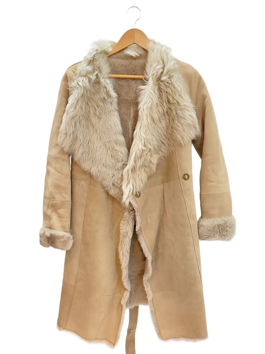 Yves Salomon Coat/36/Sheepskin/Beige/9Wym64890Tosr 5391