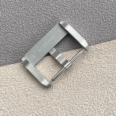  OEM Brushed Titanium Blancpain 18mm 20MM Pin Buckle Fifty Fathoms New