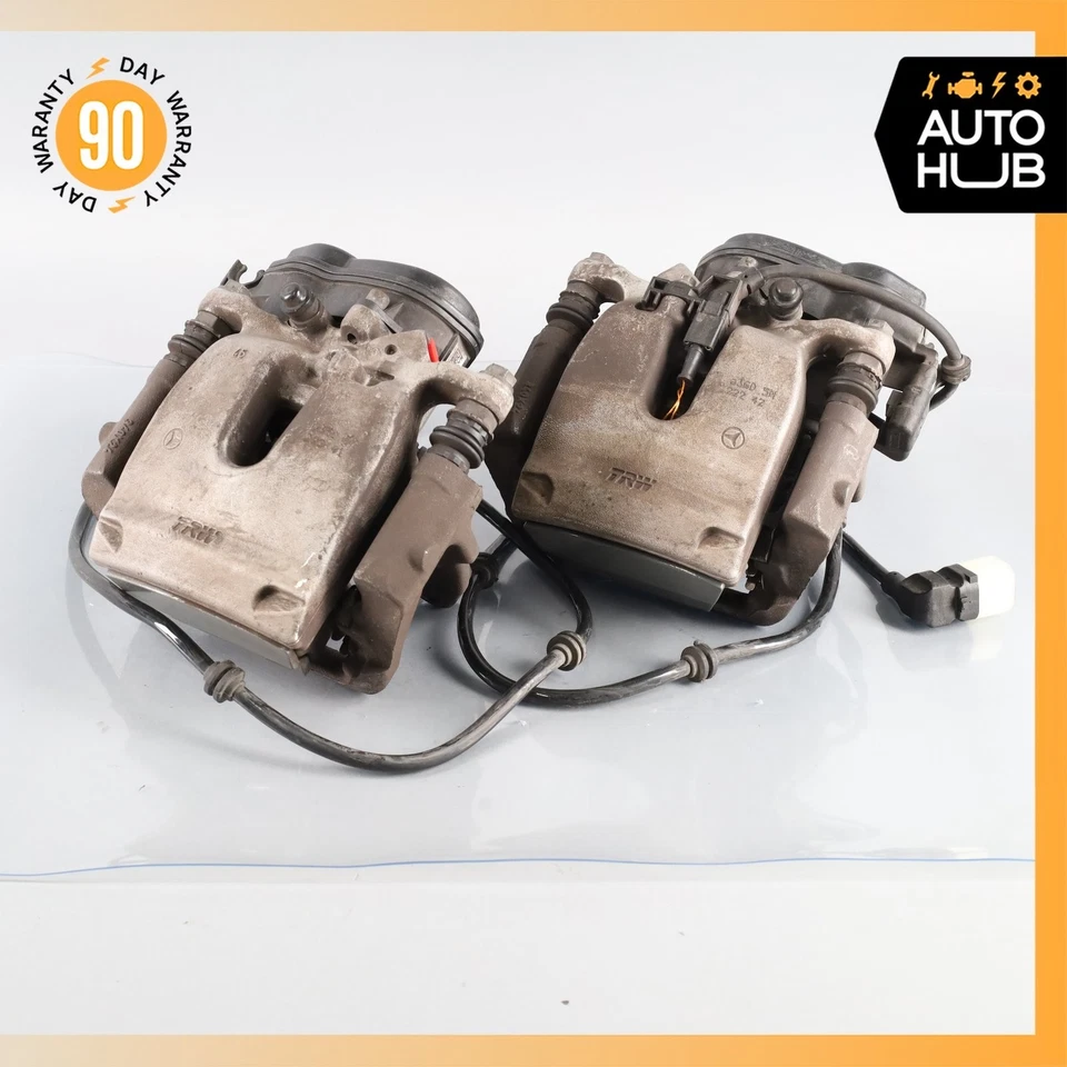 Juego de pinzas de freno traseras Mercedes W222 S450 S560 tracción trasera con actuador OEM 28k Foto 2 de 4