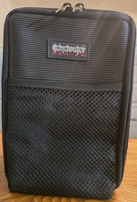 Conductor Series CD/DVD Storage Case Zippered Holder with Front Pocket - black