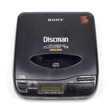 Vintage Sony Discman D-33 Mega Bass Portable CD Compact Disc Player Needs Work 