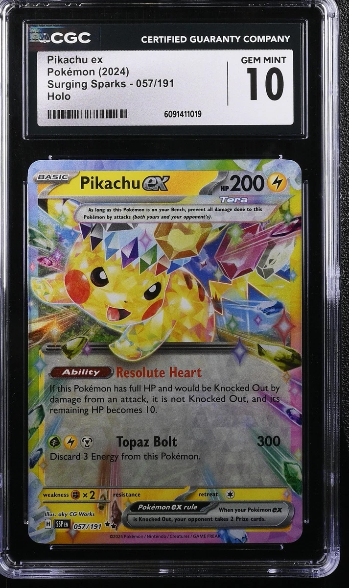 Pikachu Ex Pokémon TCG Cards for sale | eBay