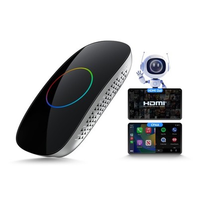 Magic AI BOX Wireless CarPlay AndroidAuto Adapter HDMI Output YouTube /Netflix