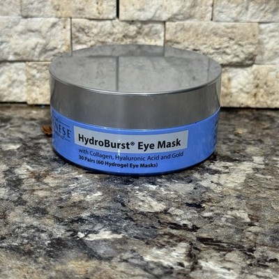 HydroBurst Hydrogel Under Eye Masks Collagen Gold HA 30 Pairs  (NEW & SEALED)