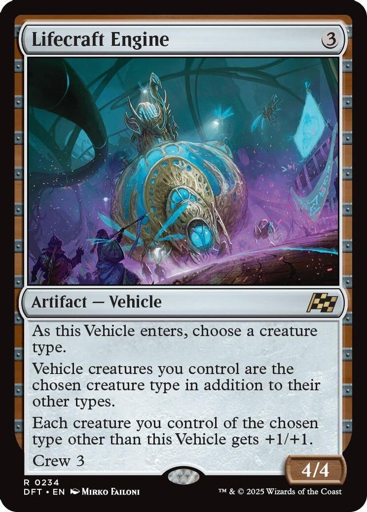 2025 Magic: The Gathering: Aetherdrift - Lifecraft Engine (#234, R, Near Mint)