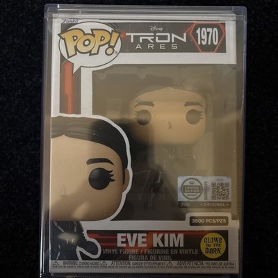 Funko Pop Tron Ares Eve Kim # 1970 3500 Teile + Hard Stack 