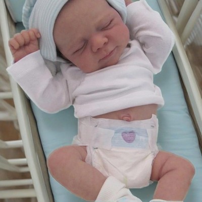 18'' Reborn Baby Dolls Full Vinyl Body Boy Waterproof Realistic Newborn Baby Doll