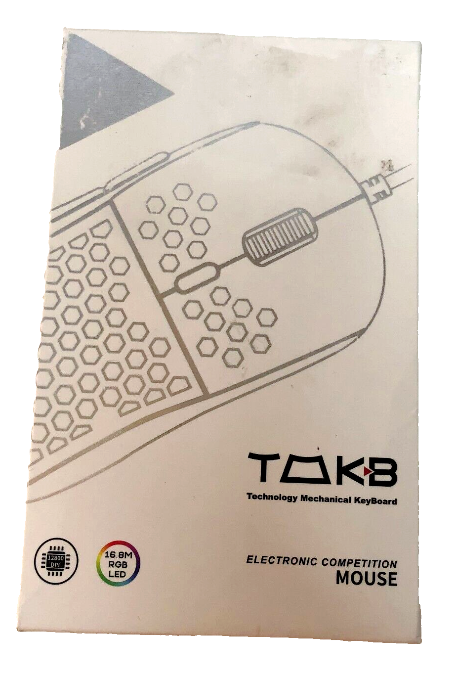 TMKB Falcon M1SE Ultralight Honeycomb Gaming Mouse - High-Precision 12800DPI Optical Sensor, Ergonomic Design for Enhanced Gaming Performance-image