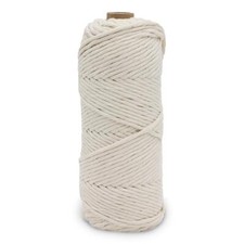 4mm 110Y Macrame Cord Rope -1/6inch Single Strand White Macrame Cotton String...