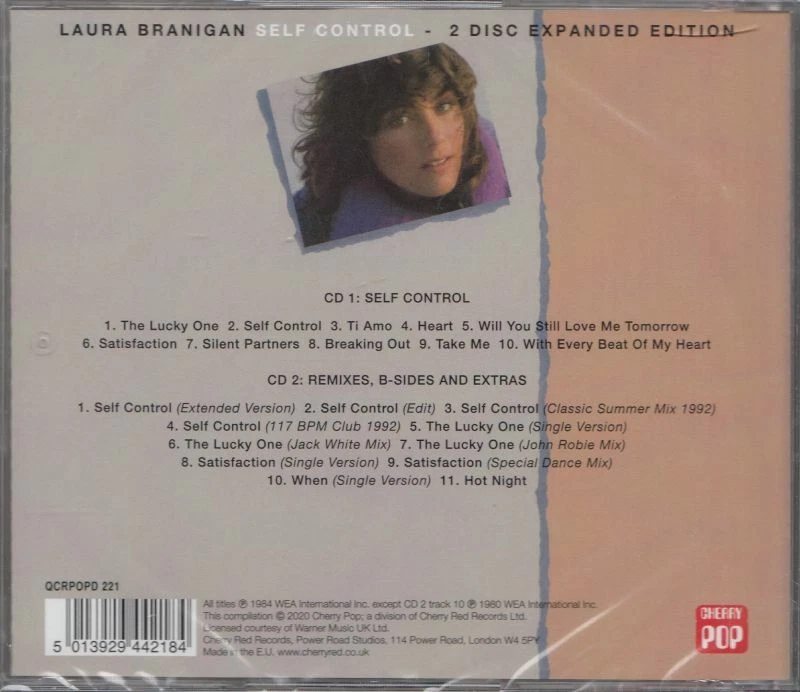 LAURA BRANIGAN – Self Control - Deluxe Edition | 2CD Neuware - sealed - Bild 2 von 2