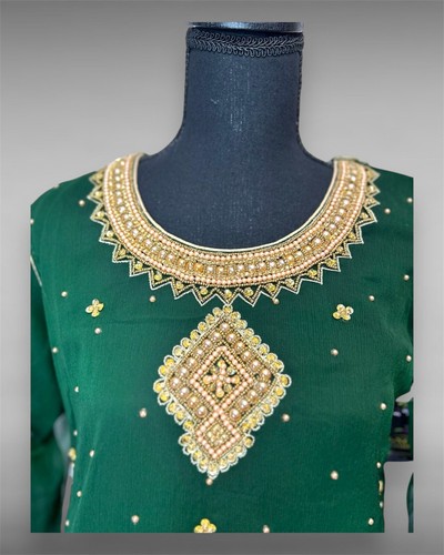Designer Indian Salwar Kameez Party Wear Wedding Bollywood Pakistani Dress suit - Picture 4 of 11