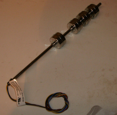 SWI 4 LEVEL GENERAL USE STAINLESS STEEL FLOAT SWITCH 1'' X 1.5'' FLOATS X 13-1/4''