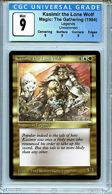 MTG Legends Kasimir The Lone Wolf CGC 9.0 Mint card Magic WOTC Amricons  7131 | eBay