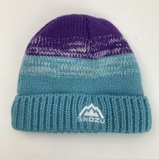 Snozu Skull Kids Size 6 Cap Hat Fitted Winter Beanie