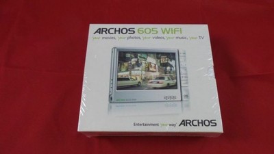 Boxed Archos 605 80 GB Wi-Fi Portable Media Player DVR - 4.3-inch LCD (500963)