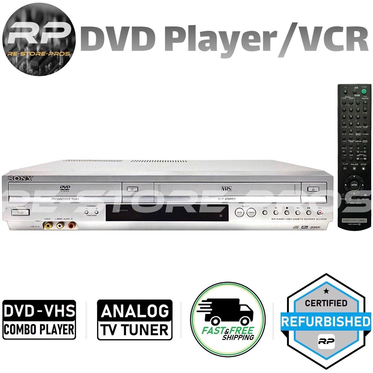 Silver-Rose / 東名阪 配布CDS ３枚組 Sony SLV-D370P DVD VCR Combo Player VHS Hi-Fi Stereo Progressive